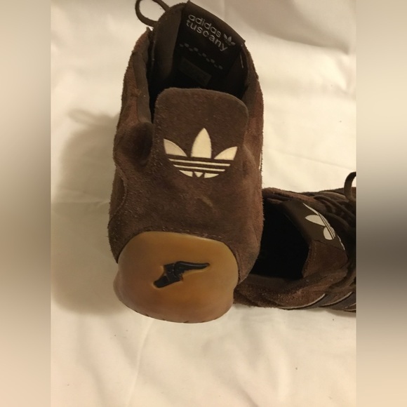 Vintage Adidas Tuscany Goodyear Brown suede/leather driving shoe Men size 11 - Picture 5 of 8